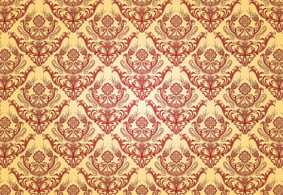 Fotobehang Floral Pattern Abstract | XL - 208cm x 146cm | 130g/m2 Vlies