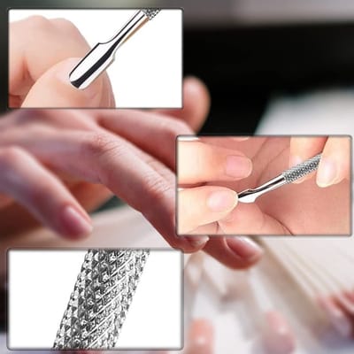 Dailygoody - Professionele nagelriemschuiver - Roestvrij staal - Ergonomische handgreep - Geschikt voor manicure - Compact formaat - Duurzaam ontwerp