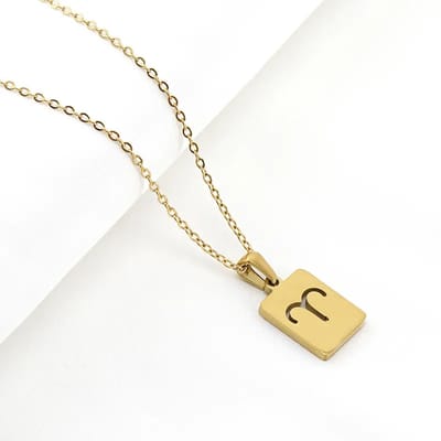 Sterrenbeeld Ketting Ram - Stainless Steel Gouden Ketting Dames - Goudkleurig - Cadeau voor Vrouwen - Starlyte
