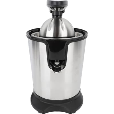 Elektrische Citruspers 180W Roestvrij Staal Sinaasappelpers Squeezer Machine met Pulpafscheider voor Citroen Limoen Grapefruit L white