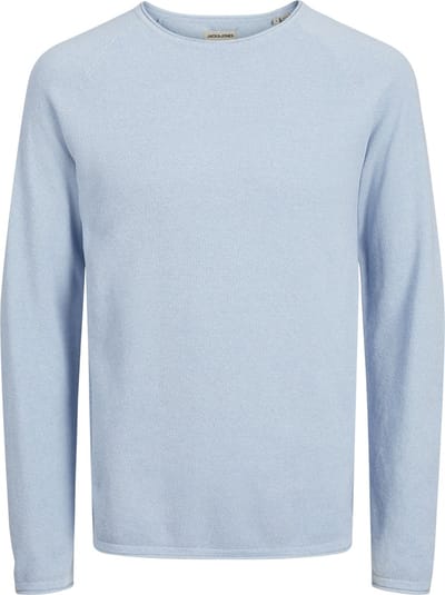 Jack & Jones Trui Jjehill Knit Crew Neck Noos 12157321 Cashmere Blue/twist Mannen Maat - XXL