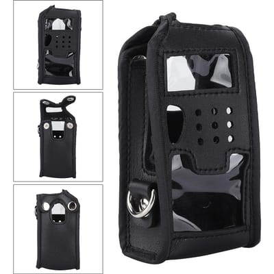 Leren hoesje voor Walkie Talkie voor BAOFENG UV-5R  UV-5RA  Plus UV-5RE Plus UV-5RB