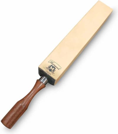 4-zijdige scherpe rand Leren strop met Pure houten handvatten fur scheermes Verscherping (Wooden Leather Strop)