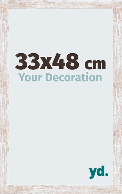 Your Decoration - Fotolijst 33x48 cm - MDF - White Wash - Catania