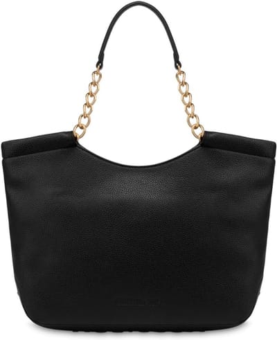 Dames Schoudertas - Handtas - Dagelijks Gebruik - PU GRS Materiaal - 40 x 28 x 10 cm - Zwart