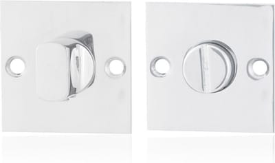 Toiletgarnituur - RVS gepolijst - RVS - GPF - Binnendeur - GPF0904.48 50x50x2mm stift 5mm RVS gepolijst