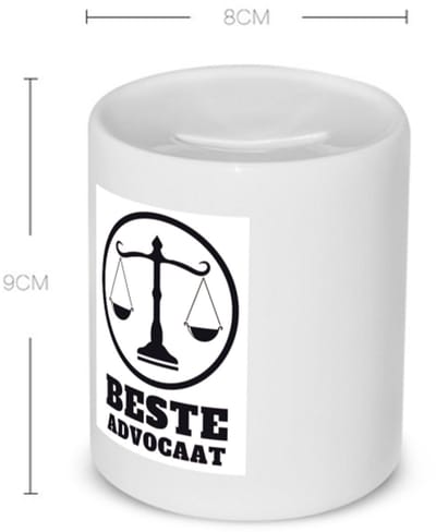 Akyol - beste advocaat Spaarpot - Beste advocaat - collega - cadeau - 350 ML inhoud