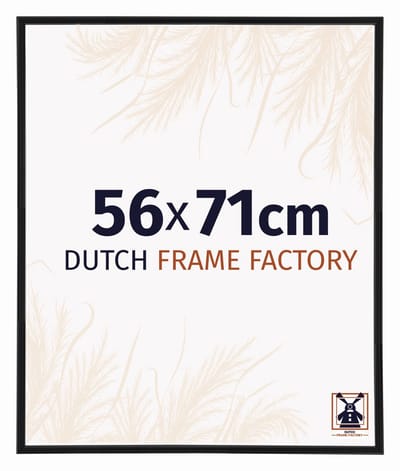 Fotolijst 56x71 cm - Kunststof - Zwart Mat - Angers
