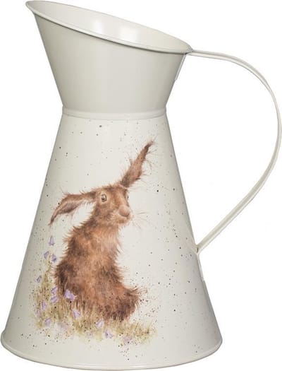 Wrendale Bloempot van Koolstofstaal - Flower Jug - Haas