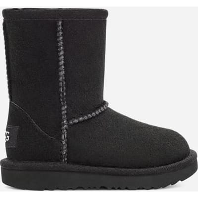 UGG® Classic Short II-laars voor kinderen  in Black, Maat 22, Dubbelzijdig