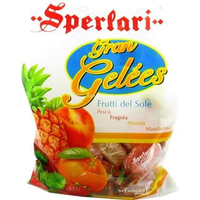 Fruitige snoepjes gran geles frutti del sole 175g - sperlari