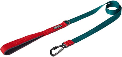 Boondog Hondenriem 1.4m - Sterke Nylon Riem - Comfortabele Grip - Lichtgewicht Karabijnhaak - Voor Dagelijks Gebruik - Green - Maat S