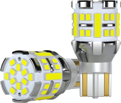 Krachtige T15 W16W LED Lampen CANBUS 42SMD - Xenon Wit Achteruitrijlicht Vervanging (2 Stuks)