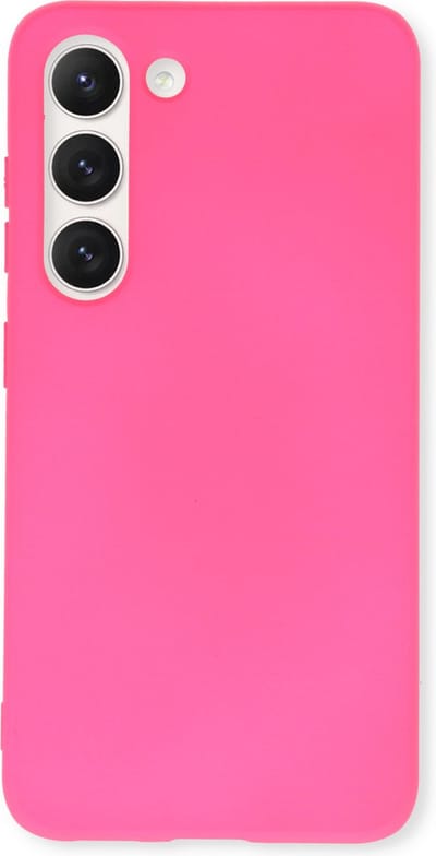 Casemania Hoes Geschikt voor Samsung Galaxy S23 Plus - Neon Roze - Extra Stevig Siliconen Back Cover