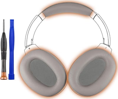 Dailygoods - SOULWIT Oorkussens + Hoofdband, Vervangende Kit voor Sony WH-1000XM2 (WH1000XM2) & MDR-1000X (MDR1000X) Hoofdtelefoons, Vervangende Headband en Earpads Cushions Reparatieonderdeel