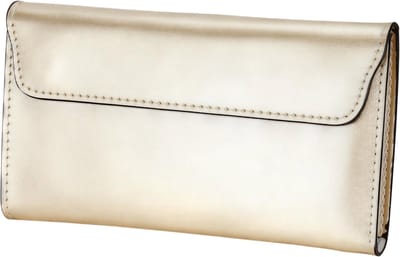 Slanke Kunstleren Dames Lange Portemonnee – Grote Capaciteit Clutch Tas – Goud – Draagbare Vrouwelijke Geldportemonnee voor Pasjes, Contant Geld en Telefoon – Stijlvol en Functioneel