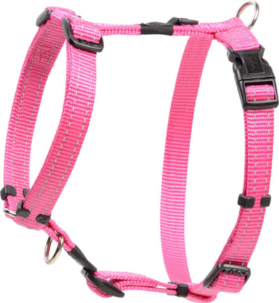 Rogz Utility Tuig Roze - Hondenharnas - M 32-52x1.6 Cm