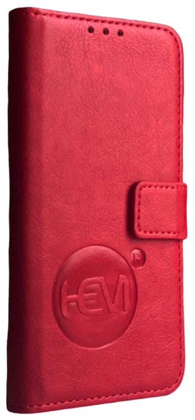 HEM Lederlook Book Case geschikt voor Apple iPhone 17 Pro Max – Rood (Burned Red) – Luxe Portemonnee Hoesje met Pasjeshouder – Beschermende Wallet Case – Bookcase Hoes