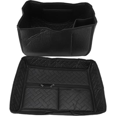 45L Motorfiets Topkoffer Voering PU Leer Motorfiets Koffer Voering Achter Bagagebox Binnen zwart
