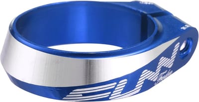 Duurzame 31.8mm Zadelklem voor Fietsen met Schroefbevestiging Blauw