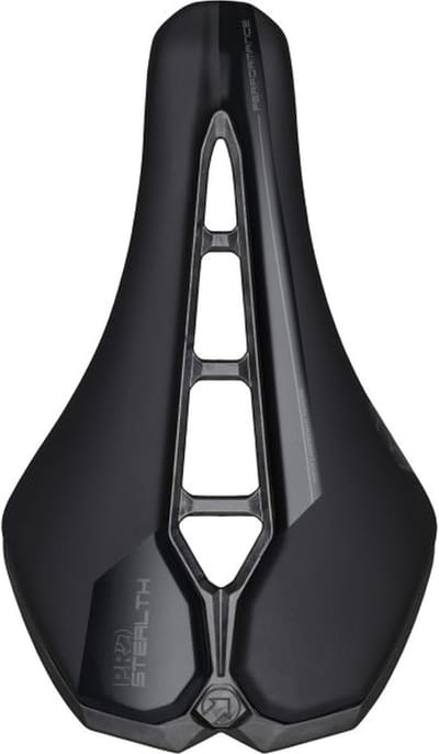 Fietszadel - Racefietszadel Sportzadel - Aerodynamisch Fietsen - Anatomische Pasvorm - 152mm - Zwart