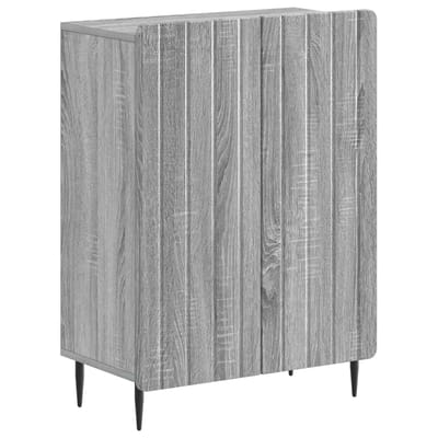 vidaXL - Badkamer - Opbergkast - ZWOLLE - Grijs - Sonoma - 59,5 - x - 31 - x - 79,5 - cm