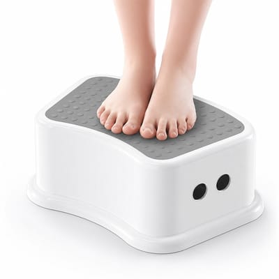 BOTC Opstapje - Toiletkrukje - Antislip - voor Badkamer, Zindelijkheidstraining, Keuken en Wastafel - voor Peuters/Volwassenen