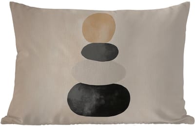 Buitenkussens - Tuin - Japandi - Wabi sabi - Beige - 50x30 cm