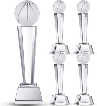 Set van 4 Kristallen Trofeeën Beker voor Prijsuitreikingen en Decoratie