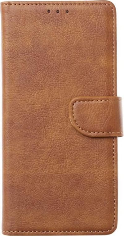 MM&A PU Lederen Wallet Book Case Hoesje geschikt voor Apple iPhone 12 Pro Max – Licht Bruin - Portemonnee – Met Stand – Kaarthouder – Pasjes Houder – Magneet Sluiting – Bookcase