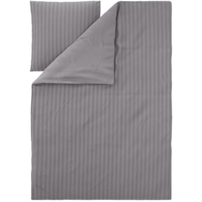 LIVARNO Bamboe dekbedovertrek 140 x 200 cm (Grijs)