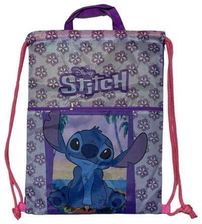 Disney - Lilo & Stitch - Gymtas - Sporttas - 35x45Cm - Extra voorvak.