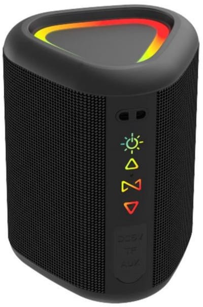 GELLDG Bluetooth-luidspreker - Met verlichting - Draagbare muziekbox - Meerdere afspeelmodi - Bluetooth beschikbaar - Waterdicht - Buitenluidspreker - Geschikt voor reizen, sporten, feesten, fietsen