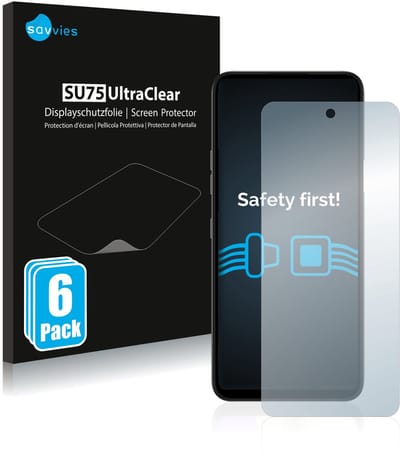 Savvies - Screenprotector voor LG K42 - Folie Beschermfolie transparant 6 Stuks