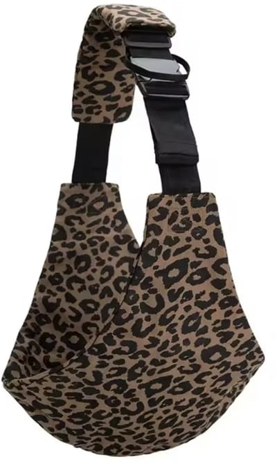 Baby Draagzak - met Luipaardpatroon – Comfortabele & Veilige Drager met Heupzitje