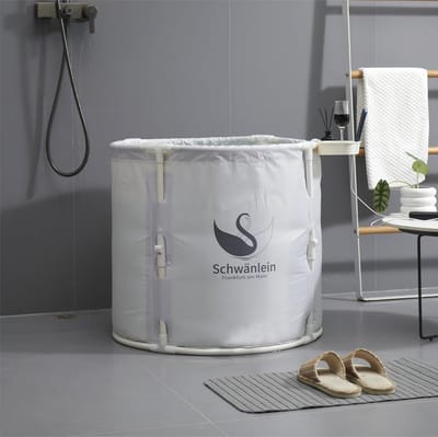 Opvouwbaar IJsbad voor Cryotherapie en Koude Sporten - Draagbaar en Geïsoleerd, 70 x 65 cm