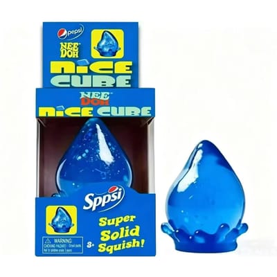 Dr Pepper x NeeDoh Nice Cube Squishy Zachte Knijpbare Fidget Cube Stressverlichting Angstverlichting Sensorisch Speelgoed voor Kinderen en Volwassenen