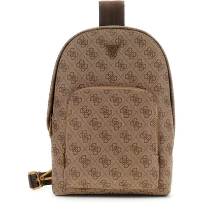 GUESS slingtas Milano Sling Bag Coffee bruine