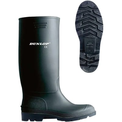 DUNLOP pvc-laars Pricemastor, 380PP, zwart, pvc, schachthoogte 38cm maat 37