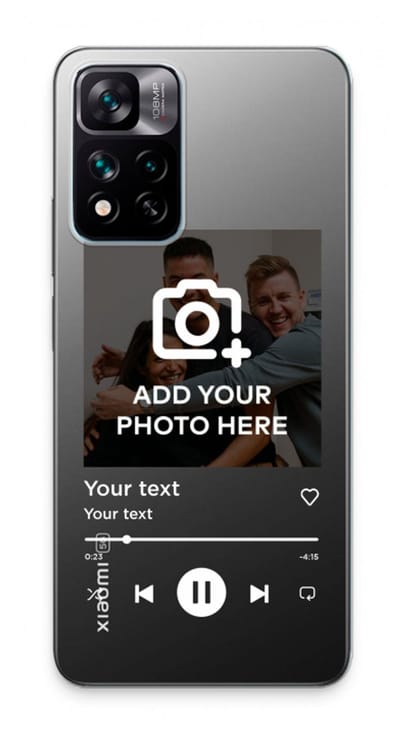 Gepersonaliseerd - Case Company® - Hoesje geschikt voor Xiaomi 11i hoesje - Music Player - Soft Cover Telefoonhoesje - Bescherming aan alle Kanten en Schermrand