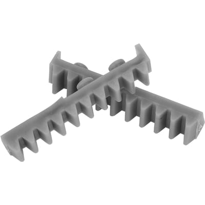 Une paire Râtelier latéral Machine à tricoter Accessoire en plastique Râtelier latéral G/D Convient pour Silver Reed gray