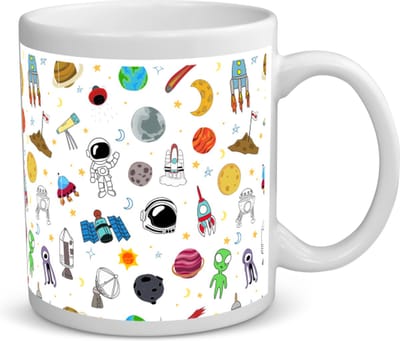 Akyol - ruimte koffiemok - theemok - Ruimte - astronaut - ruimteschip - 350 ML inhoud