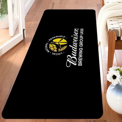 Koning van het Bier B-Budweiser Tapijt Woonkamer Bank Slaapkamer Balkon Deurmat Kinderkamer Huisdecoratie Antislip Groot Oppervlak Kleed 50x80cm