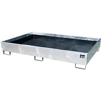 Bauer legbordbak RW 2200-2 PE, met PE inleg, L 2165 x B 1315 x H 510 mm, thermisch verzinkt
