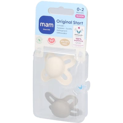 MAM Original fopspeen Start 0-2 maanden Beigebrown unisex