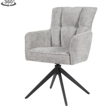 Tower Living - Bardi armstoel - zilver