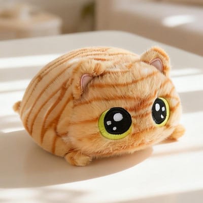 19cm Dikke Kat Siamees Kittentje Zwarte Kat Oranje Kat Pluche Speelgoed Cartoon Levensgetrouw Kittentje Beanbag Poppen Verjaardagscadeaus Kinderspeelgoed 19cm