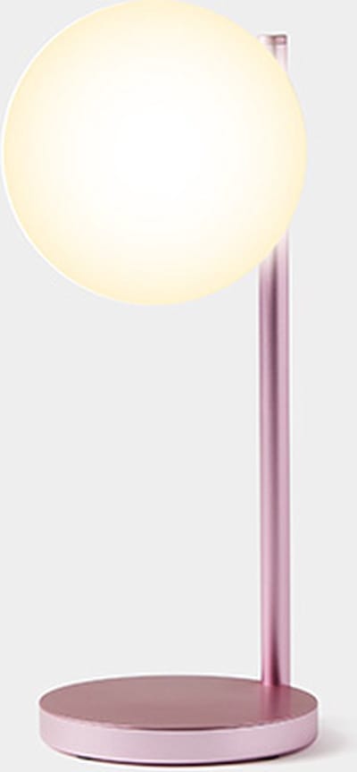 Lexon Design BUBBLE Desk LED Lamp - Light Pink