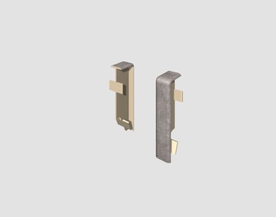 EGGER-verbindingselement voor 6 cm plint KUBUS Steen grijs