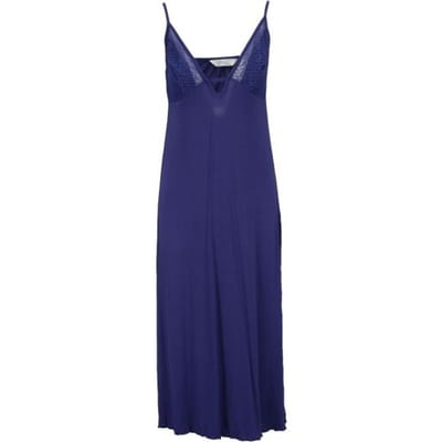 Katoenen dames nachthemd royalblauw Ringella - Blauw - Maat - 36